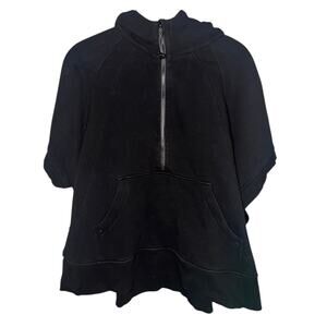 Lululemon Scuba Oversized Short-Sleeve Pullover Black Size XS/S